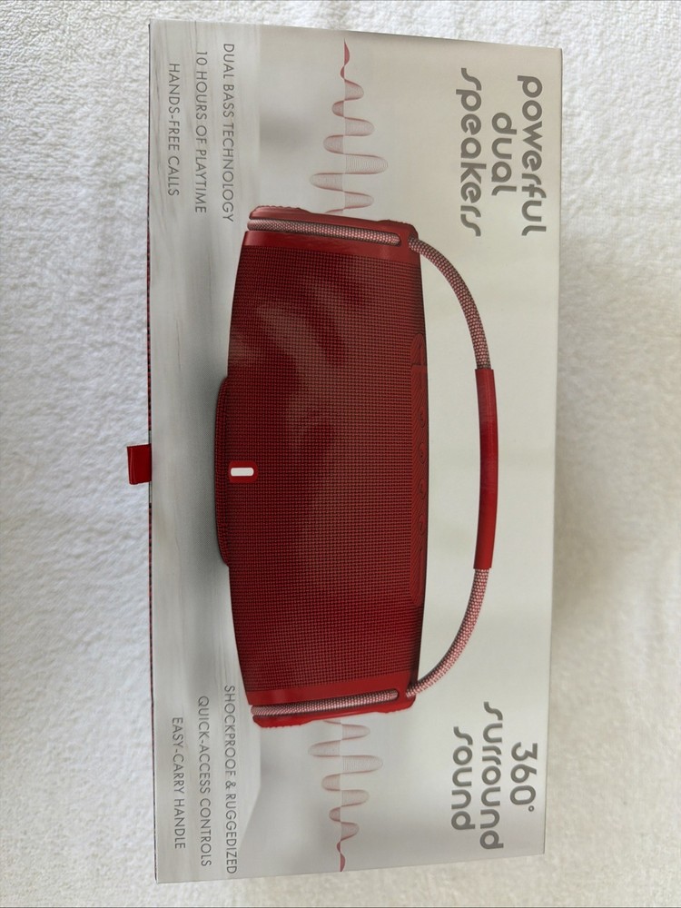 Cruisin Portable Wireless Speaker 360 Surround Sound 10 Hours of Playtime New