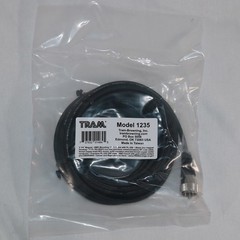 TRAM 1235 3-1/4-Inch Black Zinc NMO Magnet Mount with RG58 Coaxial Cable and…