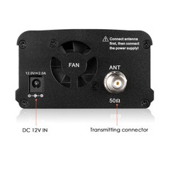 7W Wireless FM Transmitter for Church Long Range Stereo Broadcast Station Radio