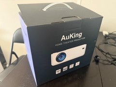 AuKing home theatre projector with WiFi/BT, 1080p 4k, HDMI/USB/phone/laptop