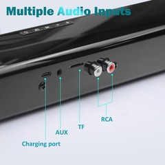 Surround TV Sound Bar System 4 Speaker Wireless Bluetooth Subwoofer Home Theater