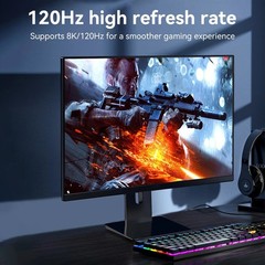 4K Display Port DP to DP Cable 60Hz 2160P 25.92Gbps HDR Audio Video Adapter PC