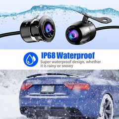 4.3‘’ Rear View Mirror Monitor No1 Bracket + Reversing Backup Camera Waterproof
