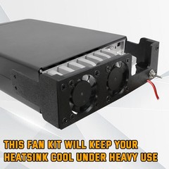 12V Cooling Fan Kit For AnyTone Anytone AT-6666/AT-6666 Pro Low-Off-High Switch