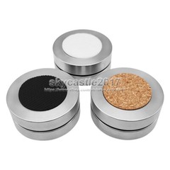 4pcs 46mm Stainless Steel Speaker Spike Pad Ball Shockproof Isolation Stand Feet
