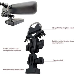 Garmin Nuvi 3597 54 52 3590 3540 5″ GPS WATERProof MOTORCYCLE BIKE CYCLE MOUNT