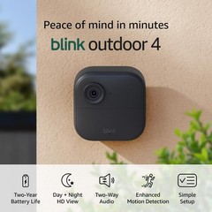Blink Outdoor 4 Wireless Smart Security Camera – 5 camera system, Sealed
