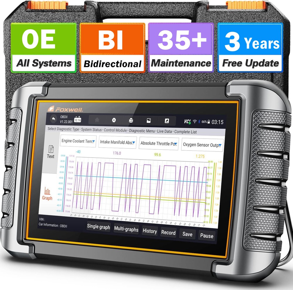 Bidirectional Scannner OBD2 Automotive Diagnostic Tool All System Active Test