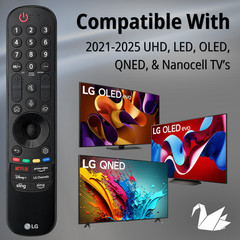 LG TV Magic Voice TV Remote Control MR24GN For 2019-2024 G4 C3 C4 B4 QNED OLED