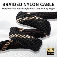 9 AWG 2-Pack Audiophile Speaker Cable – 2 Banana Plugs to 4 Spades per Cable,…