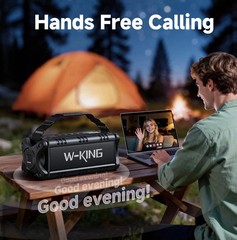 W-KING Bluetooth Speaker, 90W Max Portable Outdoor Speaker Loud