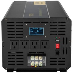 Pure Sine Wave Power Inverter 5000W 10000W DC 12V to 120V AC LCD & Remote