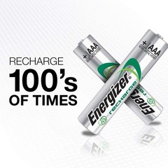 12 AAA Energizer Rechargeable Batteries (3 Packs of 4)