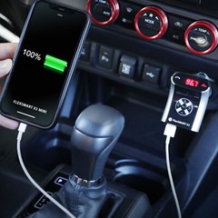 GOgroove FlexSMART X3 Compact Bluetooth FM Transmitter for Your Car or Vehicle