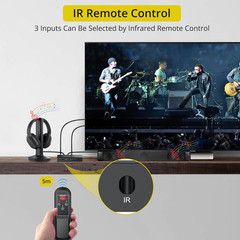 Digital Audio Switcher Splitter – 3 in 2 Out 3 Port Spdif Toslink Optical Swi…