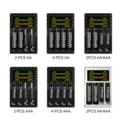 Universal USB Battery Charger 100st Charger AA AAA Rechargeable Batteries LOT