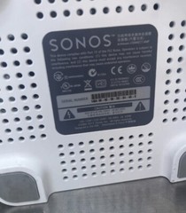 Sonos Connect:Amp Digital Media Streamer White/Gray (CTAZPUS1) Works With S1 App