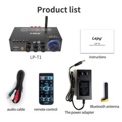 ‌High-Fidelity 2.1CH Amplifier: 108dB SNR & Lossless Music Playback‌