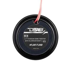DS18 DTX 2.2″ Titanium Dome Aluminum Body 120 Watt 4-Ohm Car Stereo Tweeters