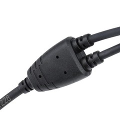 Arrowmax Airbus 5-Pin XLR to General Aviation (GA) twin-plug Adapter