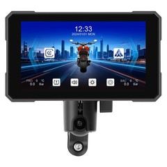 7″ Wireless CarPlay Android Auto Portable Screen Waterproof Motorcycle Navigator