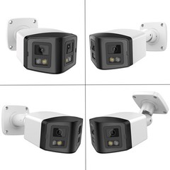 VIKYLIN 4K 8MP 180° Panoramic Bullet IP Camera Dual Light Full Color IR Swith