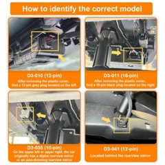 FitDVR Dash Cam Power Adapter (10-Pin) for Toyota and Lexus use.