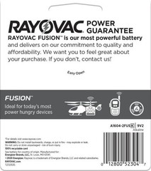 Fusion 9V Alkaline Batteries 2 Pack – Powering High-Drain Devices Efficiently