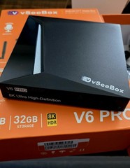 vSeeBox v6 Pro Android OTT Media Box 32GB Newest Release New