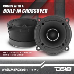 DS18 PRO-TW120B 3” PRO Aluminum Super Bullet Tweeter – 240 Watts (Pair)