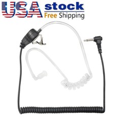 New Police 3.5mm Listen Acoustic Tube Earpiece For Portable Two Way Radio