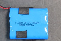 2 PCS P3.7V 9600mAh 3 Cell Lithium ion 37.0Wh Rechange Battery 2 Pin Connector