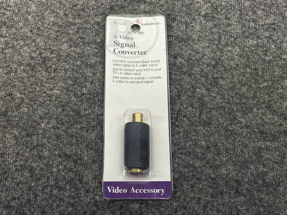 RadioShack S-Video Signal Converter Video Accessory 15-1238