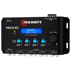 USA DEALER- Taramps Pro 2.4S Black DSP Crossover Digital Signal Processor & EQ