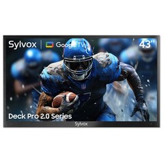 Sylvox Google TV 43” 1000 Nits Smart 4K HDR10 Google Assistant Dolby Atmos IP55