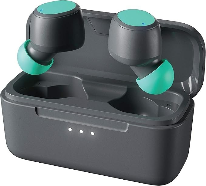 VINYL by Skullcandy True Wireless Bluetooth Earbuds Grey/Teal – Brand New in Box