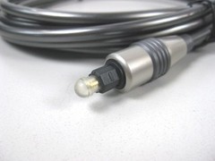 6FT Gold Plated Toslink to Mini Toslink Optical Mini Plug Digital Audio Cable