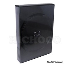 One Multi 10 Disc CD DVD Black Case with Outter Sleeve Movie Game Box 33mm