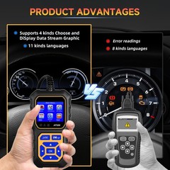 Automotive OBD2 Scanner OBD Code Reader Car Diagnostic Tool Check Engine Fault
