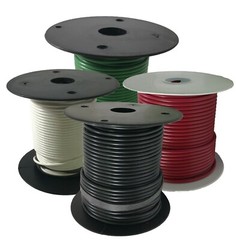 Electrical Primary Copper Wire 16 Gauge 25 100 & 500 FT Lot – 14 Colors – USA