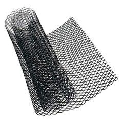 Modengzhe 40×13 Inch Car Grill Mesh Sheet – Black Painted Aluminum Alloy
