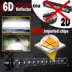 4x 7Inch 20000W LED Work Light Bar Flood Spot Pods Offroad Fog Driving ATV Truck