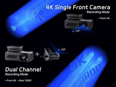 Your Ultimate 4K+1080P Dash Cam – Front & Rear Recordings with Night Vision