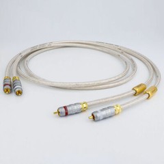 QED 75 Ohm OCC Silver Plate HiFi RCA Cable AMP Audio Signature Interconnect Cord