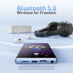 AGPTEK T09U 128GB MP3 Player Bluetooth WiFi 5″ Full Touch Screen Andriod 13