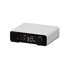 TOPPING DX1 II ES9039Q2M Desktop DAC Headphone Amplifier, ES9039Q2M DSD256 White