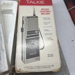 Vtg Realistic TRC-81 CB Transceiver 3 Channel Walkie Talkie Works 1970s