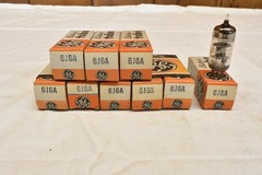 9 NIB GE 6J6A Vintage TV Radio Amplifier Vacuum Electronic Tubes