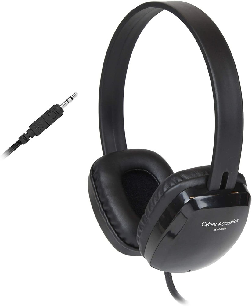 Cyber Acoustics ACM-6004 Stereo Headphone With Adjustable Headband