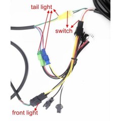 36V/48V 1500W Motors KT-35A Sinewave Controller Front Tail Light LCD Display Set